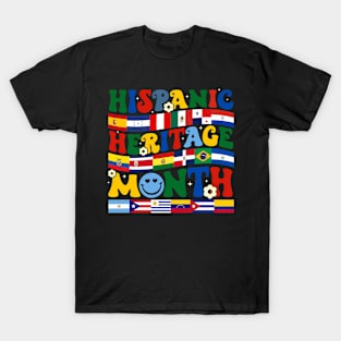 HapNational Hispanic Heritage Month All Countries He T-Shirt